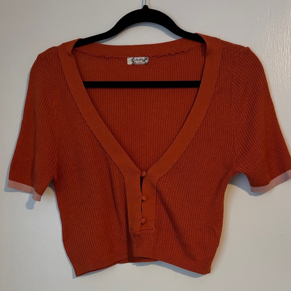 Free People Cropped Women's Sweater Top
